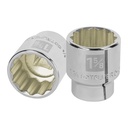 13864 / Dado de 1-5/8', 12 puntas, cuadro 3/4', Truper