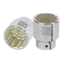13865 / Dado de 1-11/16', 12 puntas, cuadro 3/4', Truper