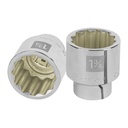 13866 / Dado de 1-3/4', 12 puntas, cuadro 3/4', Truper