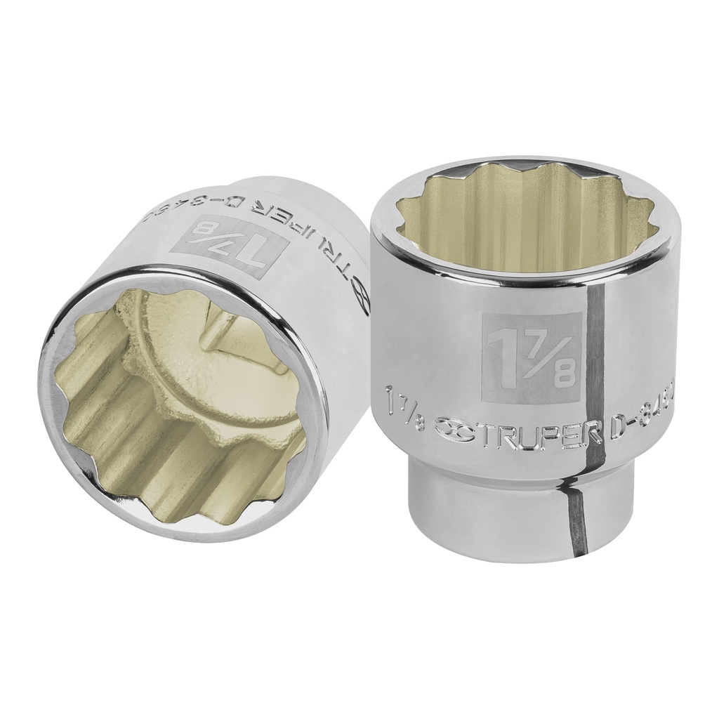 13868 / Dado de 1-7/8', 12 puntas, cuadro 3/4', Truper