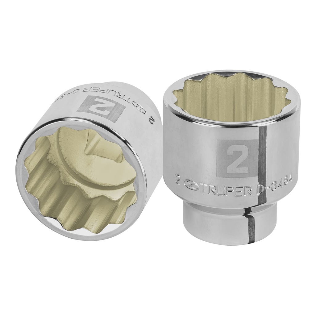13869 / Dado de 2', 12 puntas, cuadro 3/4', Truper