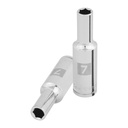 100992 / Dado largo de 7 mm, 6 puntas, cuadro 3/8', Truper