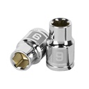 13673 / Dado de 9 mm, 6 puntas, cuadro 3/8', Truper