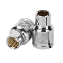 13581 / Dado de 5/16', 12 puntas, cuadro 3/8', Truper