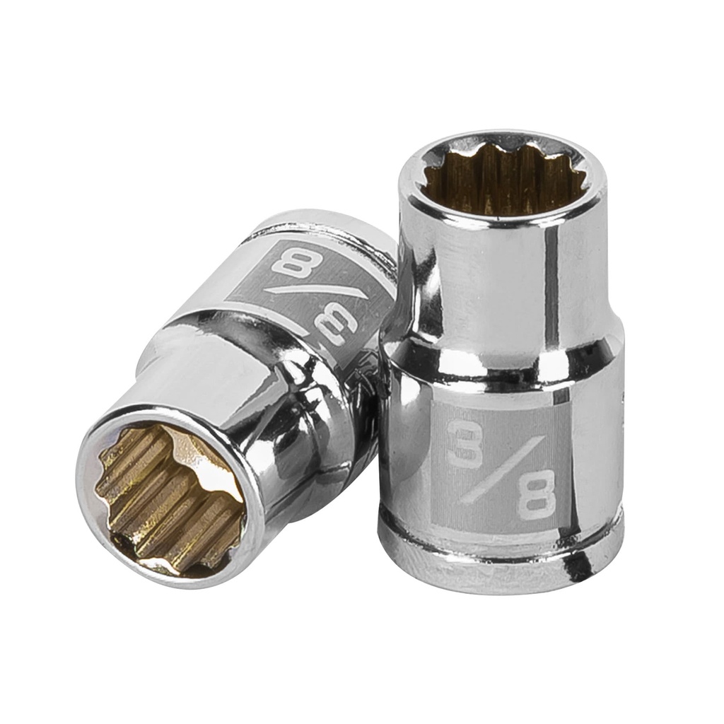 13582 / Dado de 3/8', 12 puntas, cuadro 3/8', Truper