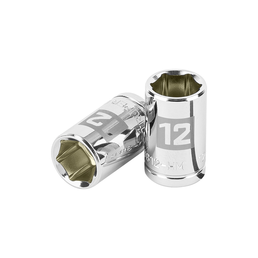 13676 / Dado de 12 mm, 6 puntas, cuadro 3/8', Truper