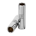 13772 / Dado largo de 12 mm, 6 puntas, cuadro 3/8', Truper