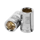 13608 / Dado de 7/16', 6 puntas, cuadro 3/8', Truper