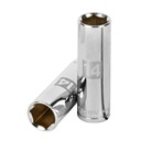 13774 / Dado largo de 14 mm, 6 puntas, cuadro 3/8', Truper