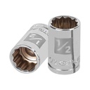 13584 / Dado de 1/2', 12 puntas, cuadro 3/8', Truper