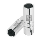 13655 / Dado para bujías de 5/8', 6 puntas, cuadro 3/8', Truper