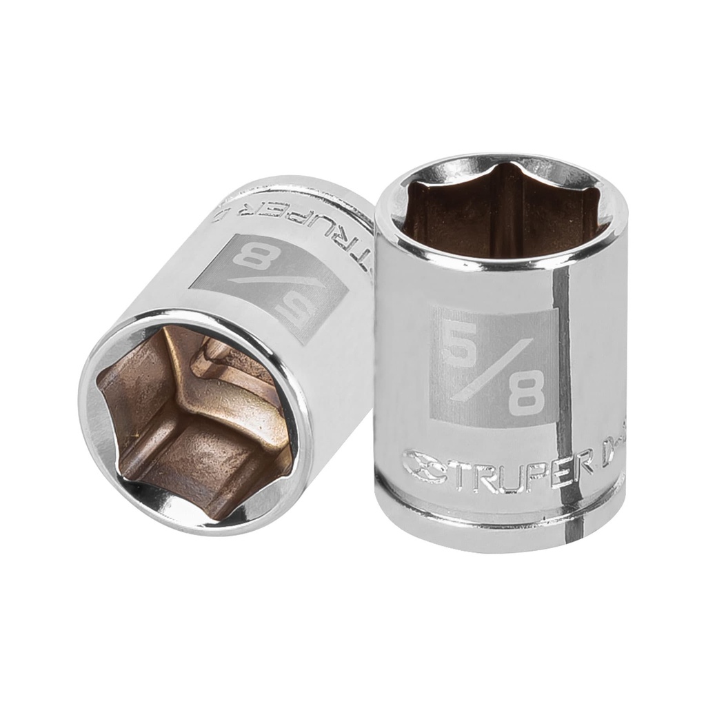 13611 / Dado de 5/8', 6 puntas, cuadro 3/8', Truper