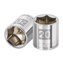 13684 / Dado de 20 mm, 6 puntas, cuadro 3/8', Truper