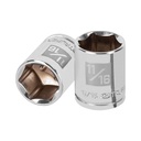 13612 / Dado de 11/16', 6 puntas, cuadro 3/8', Truper