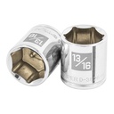 13614 / Dado de 13/16', 6 puntas, cuadro 3/8', Truper