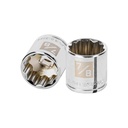 13590 / Dado de 7/8', 12 puntas, cuadro 3/8', Truper