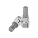 13490 / Dado punta hexagonal de 10 mm, cuadro 3/8', Truper