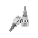 13463 / Dado punta hexagonal de 3/16', cuadro 3/8', Truper