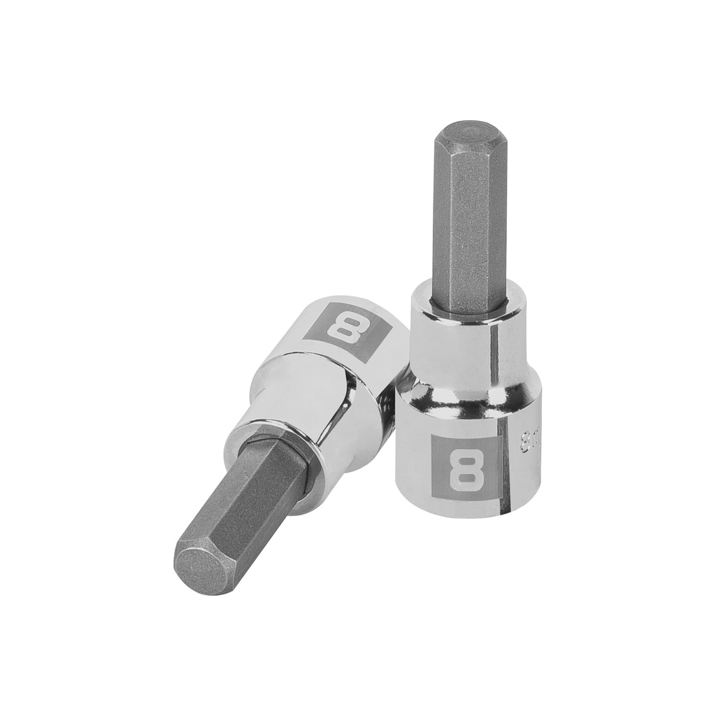 13489 / Dado punta hexagonal de 8 mm, cuadro 3/8', Truper
