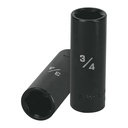 13392 / Dado largo impacto de 3/4', 6 puntas, cuadro 1/2', Truper