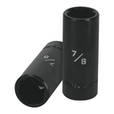 13394 / Dado largo impacto de 7/8', 6 puntas, cuadro 1/2', Truper