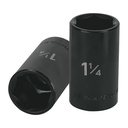 13402 / Dado largo impacto de 1-1/4', 6 puntas, cuadro 1/2', Truper