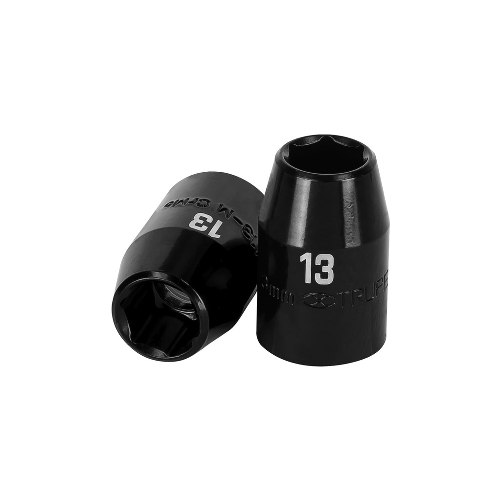 12413 / Dado cuadro 1/2' de impacto 6 puntas de 13 mm, Truper