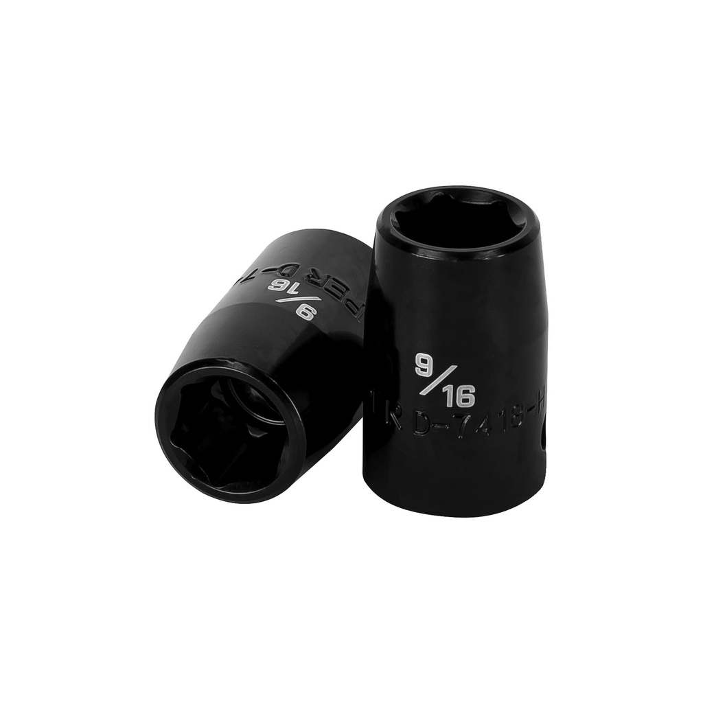 13378 / Dado de impacto de 9/16', 6 puntas, cuadro 1/2', Truper
