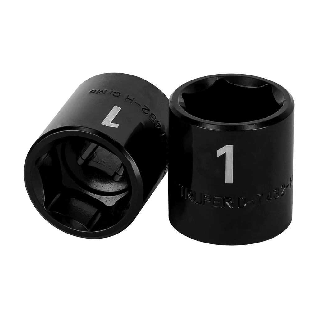 13385 / Dado de impacto de 1', 6 puntas, cuadro 1/2', Truper