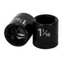 13397 / Dado de impacto de 1-1/16', 6 puntas, cuadro 1/2', Truper