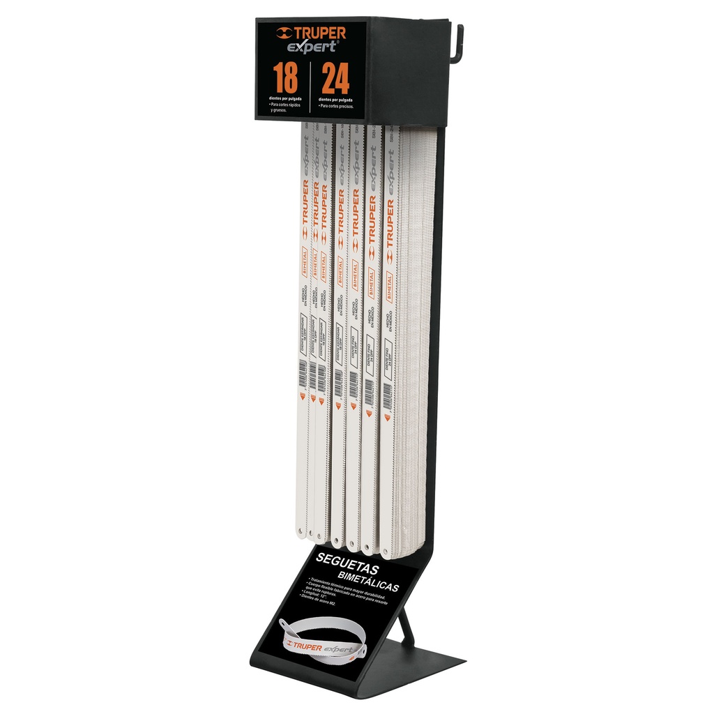 55582 / Rack despachador con 300 seguetas, Truper