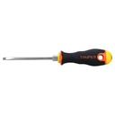 14034 / Desarmador cabinet 3/16' x 4' mango Comfort Grip, Truper