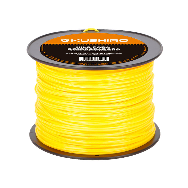 Hilo para desbrozadora de 2.4 mm de 1 kg - Redondo
