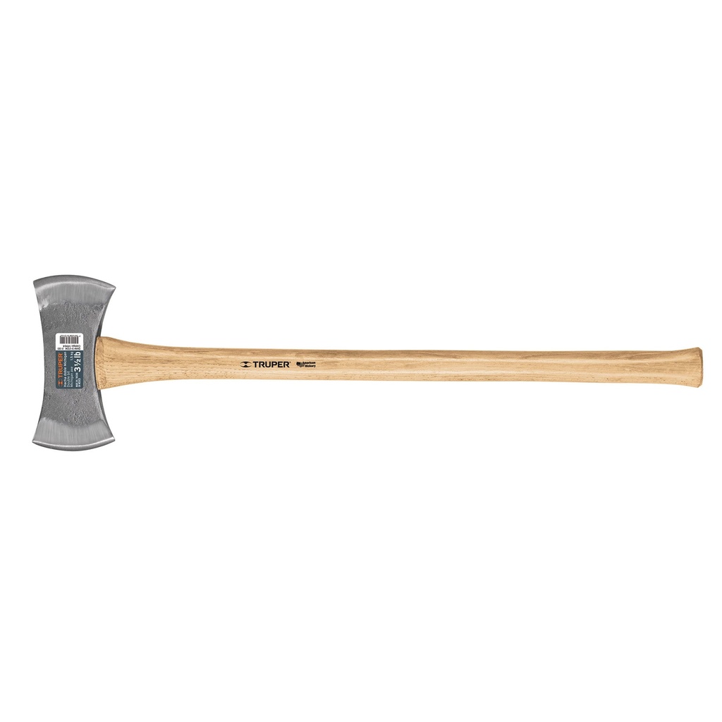14964 / Hacha doble Michigan 3-1/2 lbs, mango de hickory 35', Truper