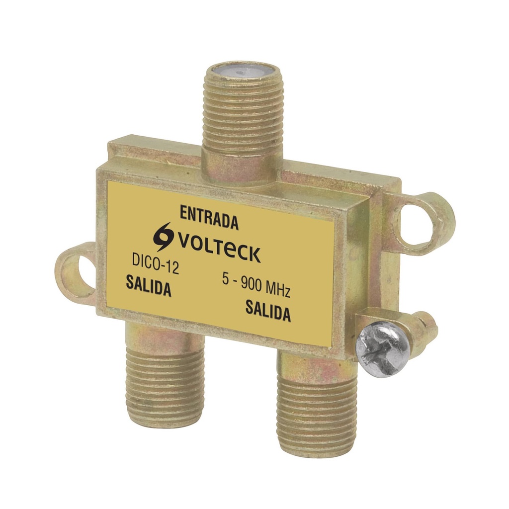 48475 / Divisor coaxial de 1 entrada y 2 salidas, Volteck