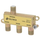 48476 / Divisor coaxial de 1 entrada y 3 salidas, Volteck