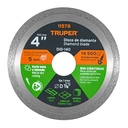 11578 / Disco de diamante de 4' x 1.6 mm rin continuo, Truper