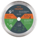 12978 / Disco de diamante de 9' x 2.2 mm rin continuo, Truper