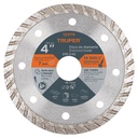 12979 / Disco de diamante de 4' x 2.2 mm rin turbo, Truper