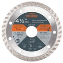 12980 / Disco de diamante de 4-1/2' x 2.2 mm rin turbo, Truper