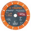 15154 / Disco de diamante de 7' x 1.6 mm para corte metal, Truper