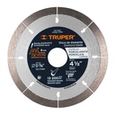 15196 / Disco de diamante de 4-1/2' x 1.3 mm corte de porcelanato, Truper