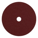 100161 / Disco de lija de 7' con respaldo de fibra, grano 50, Truper