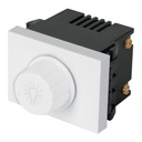47054 / Dimmer giratorio, 1.5 módulos, línea Española, color blanco, Volteck