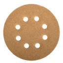 17942 / Caja con 5 discos de lija 5' grano 80 lijadora roto-orbital, Truper