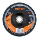 11676 / Disco 7' laminado grano 40 centro 7/8', Truper