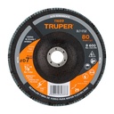 11689 / Disco 7' laminado grano 80 centro 7/8', Truper