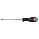 14079 / Desarmador de cruz 1/4' x 6' mango Comfort Grip, Truper