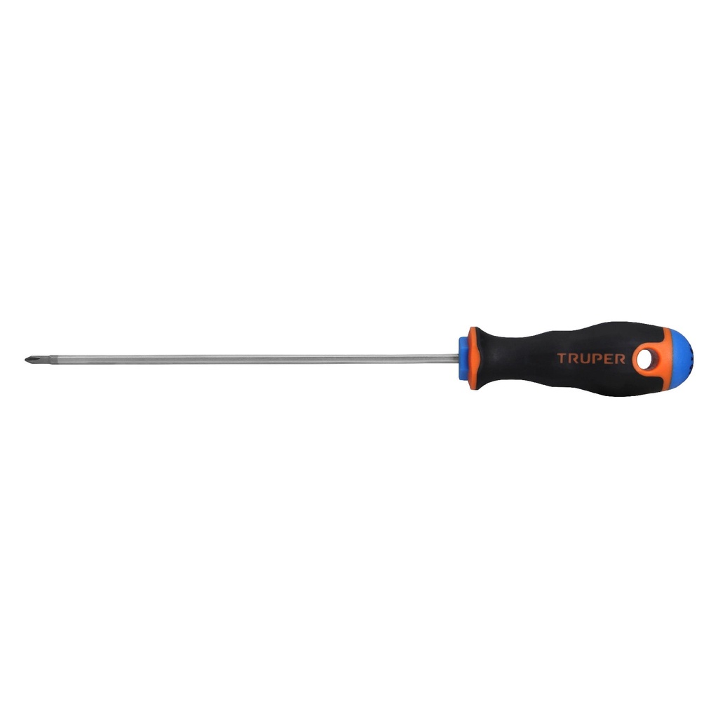 14058 / Desarmador de cruz 1/8' x 6' mango Comfort Grip, Truper