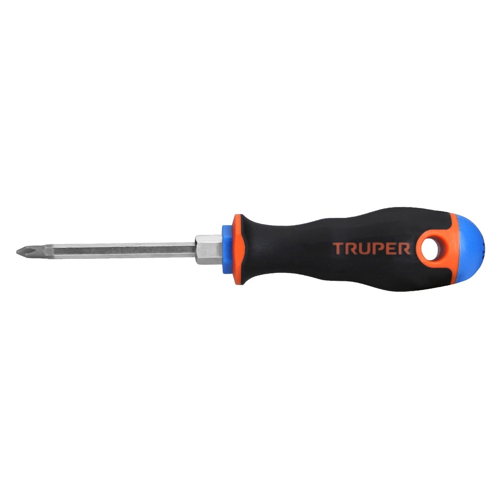 14064 / Desarmador de cruz 3/16' x 3' mango Comfort Grip, Truper